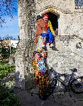 Лондон - Възпоменателна  църковна служба на клоуни - Clowns International