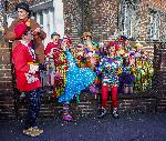 Лондон - Възпоменателна  църковна служба на клоуни - Clowns International