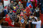 Лондон - Възпоменателна  църковна служба на клоуни - Clowns International