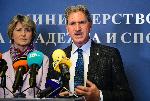 София - Тенис - Среща на Весела Лечева с Дейвид Хагърти