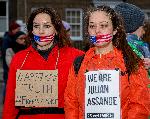 Лондон - Карнавал-протест в подкрепа на Джулиън Асанж