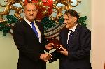 София - Президент - Награждаване - Иво Папазов Ибряма<br />