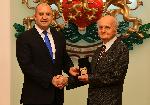 София - Президент - Награждаване - Иво Папазов Ибряма<br />