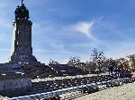 София - Паметник на съветската армия (МОЧА) - счупена плоча с надпис