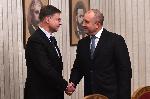 Румен Радев се срещна с изпълнителния заместник-председател на Европейската комисия Валдис Домбровскис