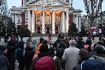 София - Протест пред Народния театър