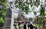 Варна - полагане на венци и цветя пред паметника на загиналите за освобождението на България руски войници
