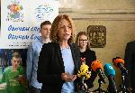 София - Представяне на новите лица на инициативата София европейска столица на спорта -  Андреа Коцинова - Йоан Величков<br />