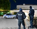 Варна - Полиция пред вилата на Велико Желев