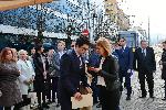 София - Аварирал трамвай - Церемония по приемането на нови трамвайни мотриси