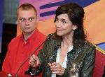 София – Пресконференция на Джералдин Чаплин и Джесика Удуърт