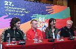 София – Пресконференция на Джералдин Чаплин и Джесика Удуърт