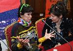 София – Пресконференция на Джералдин Чаплин и Джесика Удуърт