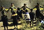 ИЗРАЕЛ - Йерусалим - Контрапротест - Блокиране на кръстовища по време на антиправителствени протести