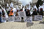 Протест на Националното сдружение на българските лозари пред президенството