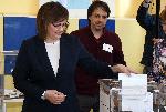 София - Извънредни парламентарни избори - Гласуване - Корнелия Нинова