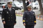 Варна  - Военен ритуал по посрещане на контраадмирал Аданнд Агастра
