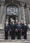 Варна  - Военен ритуал по посрещане на контраадмирал Аданнд Агастра