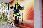 Графит, вдъхновен от варненските огнеборци