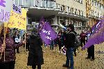 Протест на работещи в Държавна агенция "Архиви" с искане за увеличение ва заплатите с 30%