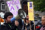 София - Протест на работещи в Държавна агенция Архиви