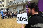София - Протест на работещи в Държавна агенция Архиви