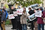 Протест пред Президентството срещу магистралата през Кресненското дефиле