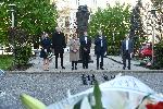 София - венци в памет на загиналите работници