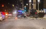 Кола се удари в стълба на един от орлите на Орлов мост