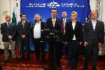 Пресконференция на Продължаваме промяната - Демократична България  във връзка с Пловдивския панаир