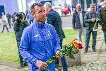 София - Герена - Поднасяне на цветя и венци пред бюст-паметника на Георги Аспарухов по повод 80 години от рождението му