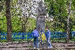София - Герена - Поднасяне на цветя и венци пред бюст-паметника на Георги Аспарухов по повод 80 години от рождението му