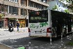 Автобус спуска гума близо до хотел Хемус