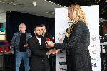 София - Награждаване на медалистите от европейските първенства по борба и вдигане на тежести - Стефка Костадинова