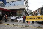 Протест на противници на магистрала през Кресненското дефиле се провежда пред МРРБ