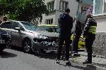 Румънци катастрофираха в центъра на Бургас