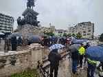 София - Протест срещу войната по пътищата