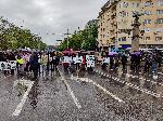 София - Протест срещу войната по пътищата