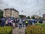 София - Протест срещу войната по пътищата
