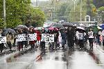 София - Протест срещу войната по пътищата