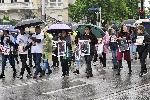София - Протест срещу войната по пътищата