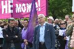 София - Протест пред БНР - Синдикати