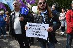 София - Протест пред БНР - Синдикати