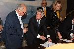 София - Томас Бах - Валидиране на пощенска марка - 100 години Български олимпийски комитет