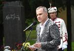 София - Борисова градина - Церемония пред бюст паметника на Христо Ботев