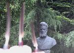 София - Борисова градина - Церемония пред бюст паметника на Христо Ботев