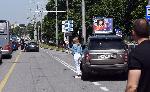 Сирени, посветени на Деня на Ботев, спряха движението по Цариградско шосе