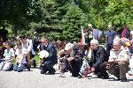 София - Борисова градина - Церемония пред бюст паметника на Христо Ботев