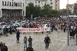 Протестното шествие се насочи към Орлов мост