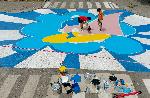 Варна  - Рисунки на асфалт<br />